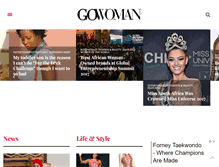Tablet Screenshot of gowomanafrica.com